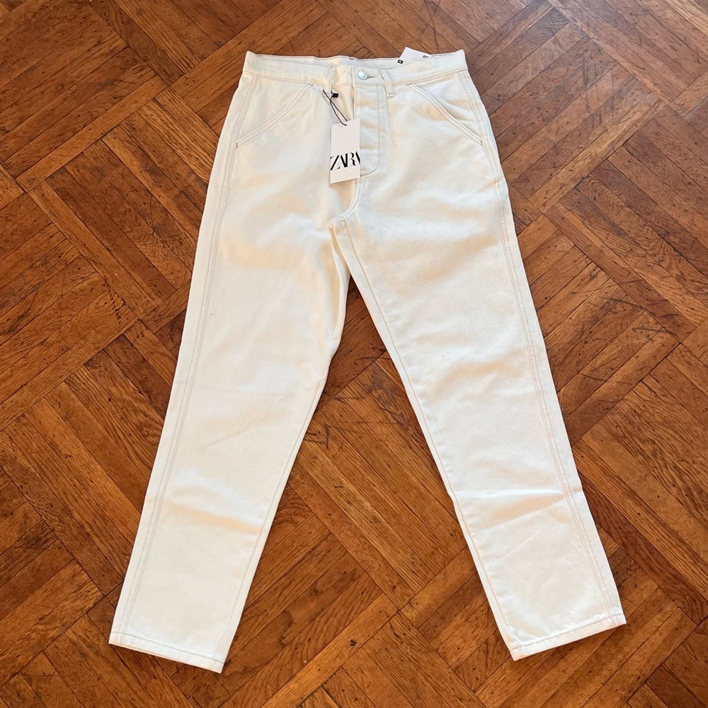 Zara White Denim